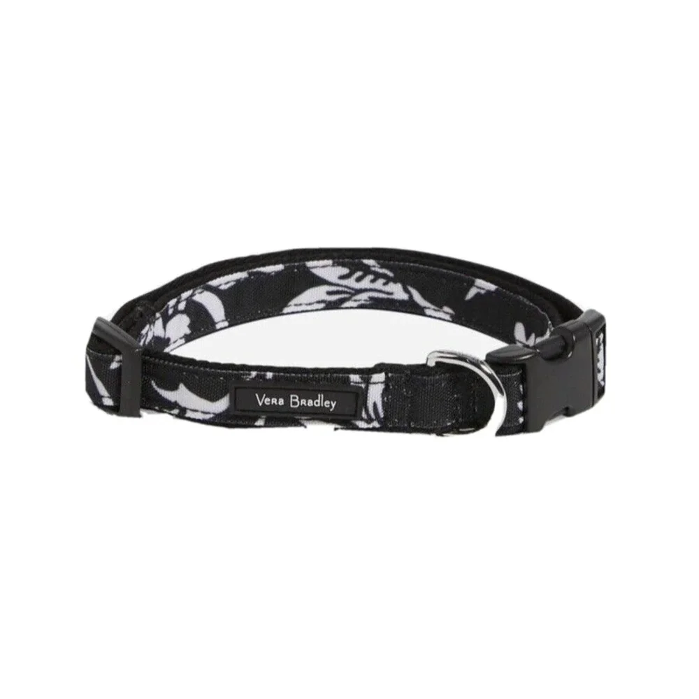 Vera Bradley Cat Dog Collar Water-Repellent Adjustable Pet Glass Vines M New